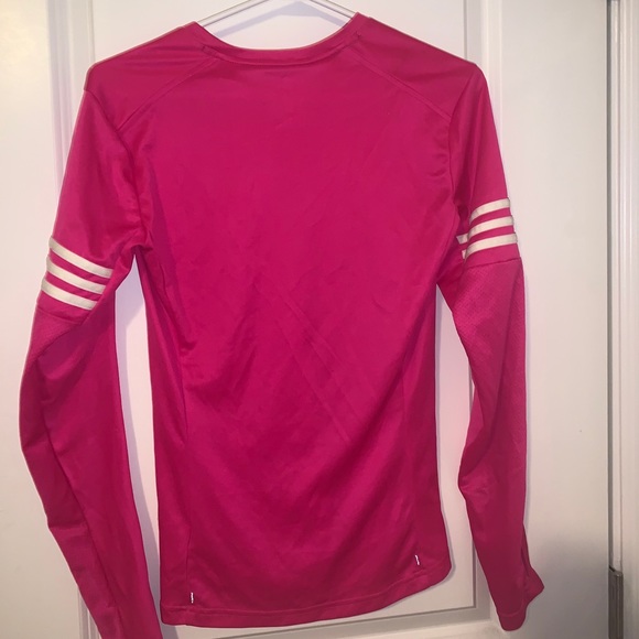 Pink Adidas sleeved Top - Picture 2 of 2